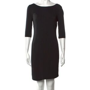 Rag & Bone Black Long Sleeve Ponte Knit Dress